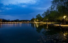 合肥市高新區(qū)蜀峰灣公園夜景照明工程